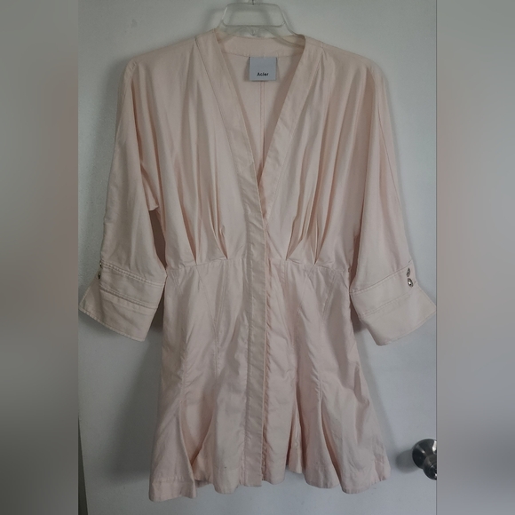 Acler Dress Baby Pink Size 8 No Belt READ - Picture 1 of 12